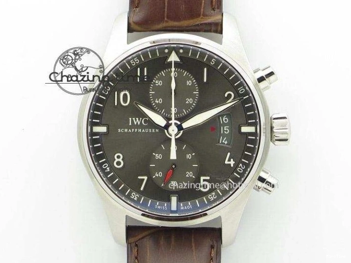 MIROTIME 1223 Pilot Chrono 377721 “Le Petit Prince” SS ZF 1:1 Best Edition on Brown Leather Strap A Snug 7180